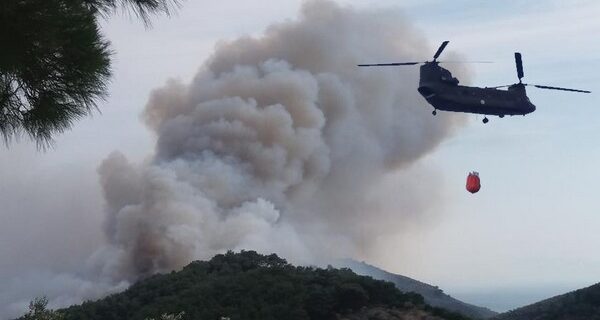 Μυτιλήνη: Ολονύχτια μάχη με τις φλόγες