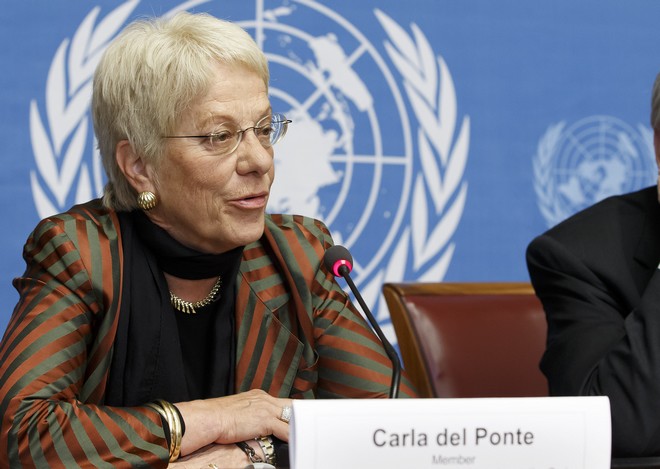 Εγκαταλείπει την Επιτροπή του ΟΗΕ για τη Συρία η Κάρλα ντελ Πόντε