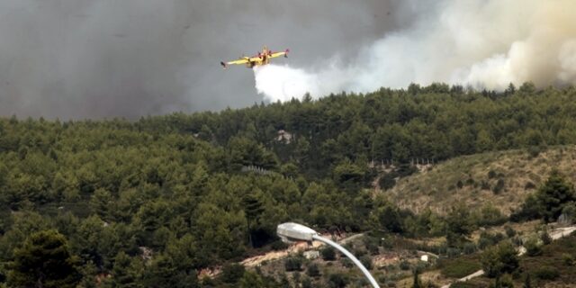 Έκτακτα μέτρα Τροχαίας στην ανατολική Αττική. Πού απαγορεύεται η κυκλοφορία λόγω φωτιάς