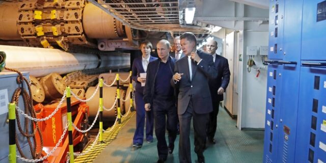 Ρωσία: Η Gazprom έχει τοποθετήσει 170 χιλιόμετρα αγωγού στην Μαύρη Θάλασσα
