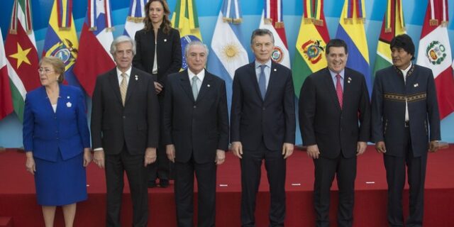 Εκτός Mercosur η Βενεζουέλα μετά τις τελευταίες πολιτικές αναταραχές