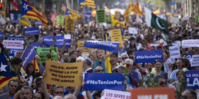 Η Βαρκελώνη είπε όχι στην τρομοκρατία και την ισλαμοφοβία