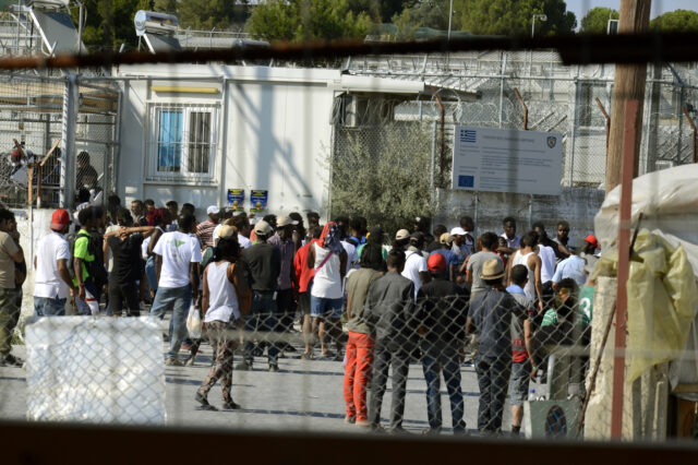 Αστυνομική επιχείρηση στο ΚΥΤ Μόριας Λέσβου και συλλήψεις