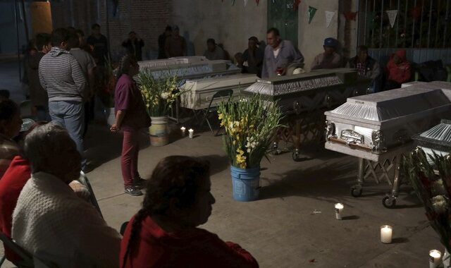 Σεισμός στο Μεξικό: Η βάφτιση μετατράπηκε σε κηδεία για 11 ανθρώπους