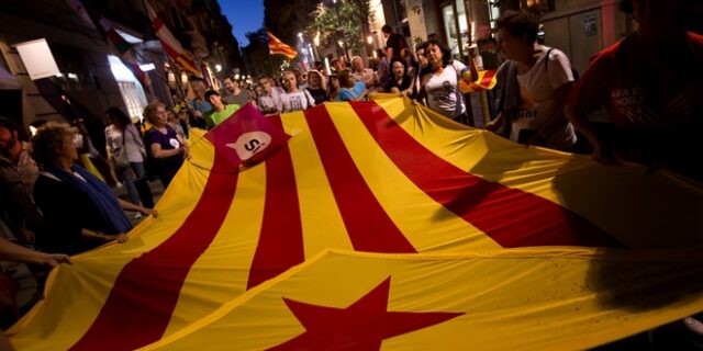 Ισπανία: Χιλιάδες διαδηλωτές στη Χώρα των Βάσκων υπέρ του δημοψηφίσματος της Καταλονίας