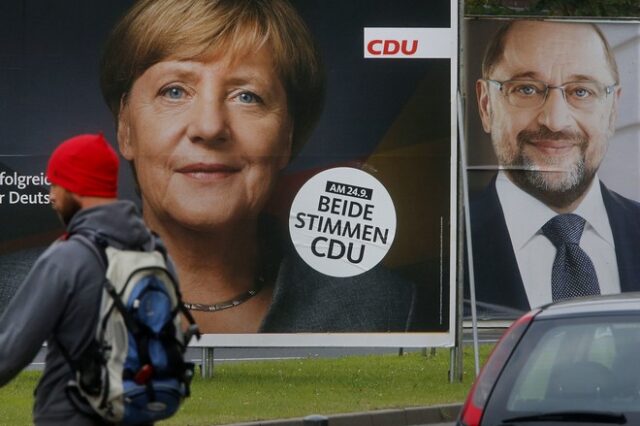 Γερμανικές εκλογές: Προβάδισμα 13 μονάδων των CDU / CSU σε δημοσκόπηση
