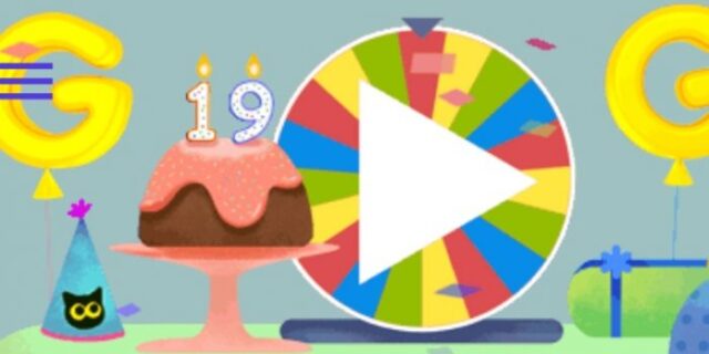 Google doodle με τροχό έκπληξη για τα (ανύπαρκτα) γενέθλια της Google