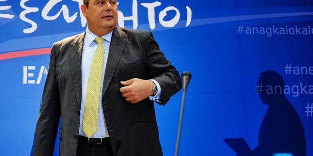 Καμμένος: Με τους πραγματικούς κεντροαριστερούς μπορούμε να συνευρεθούμε