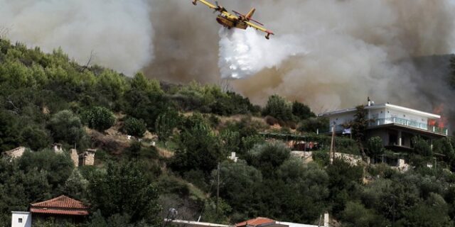 Σε πύρινο κλοιό η Ηλεία: Οι φλόγες πλησιάζουν ξανά τη μαρτυρική Μάκιστο