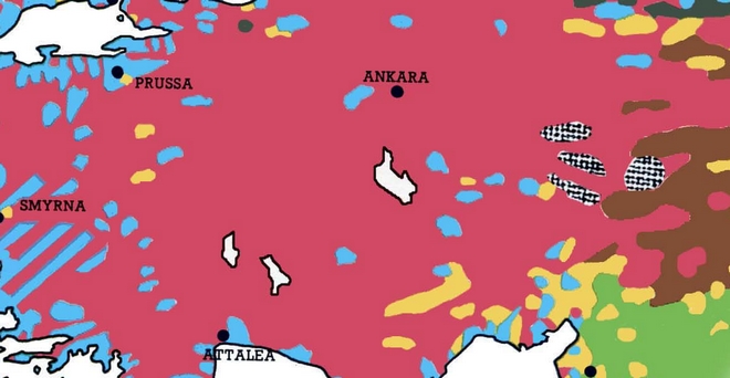 Χάρτης: Πού υπήρχαν Έλληνες (και πόσοι ήταν) στην Μικρά Ασία πριν το 1922