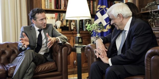 Παυλόπουλος σε Ντάισελμπλουμ: Να ανταποκριθούν οι εταίροι στη δέσμευση για ελάφρυνση χρέους