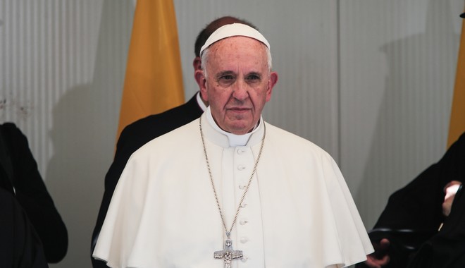 Πάπας Φραγκίσκος: Νιώθω ευγνωμοσύνη προς Ελλάδα και Ιταλία για το προσφυγικό