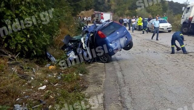 Αιματηρή έξοδος για 3 σμηνίτες από την βάση του Ακτίου στην Βόνιτσα-Μετωπική με φορτηγό!