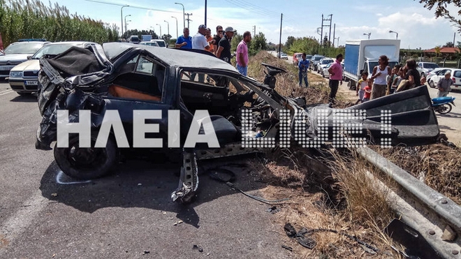 Νέα Μανωλάδα: Δύο νεκροί και δύο τραυματίες σε τροχαίο