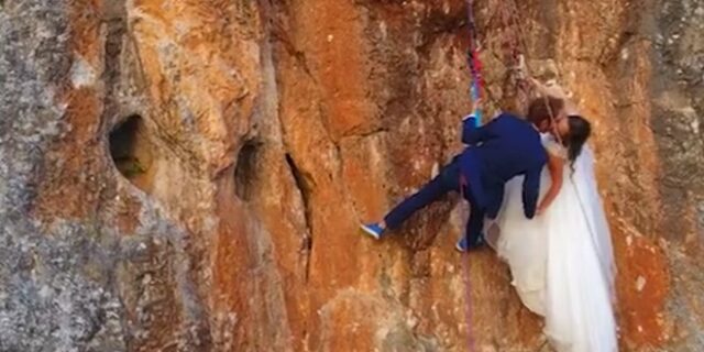 Βίντεο: Η πιο τολμηρή φωτογράφηση γάμου έγινε στην Καστοριά