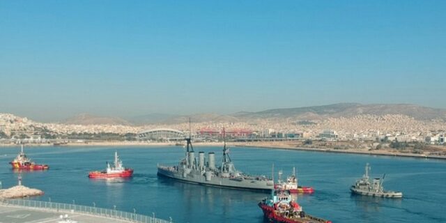 Απέπλευσε για τη Θεσσαλονίκη το Θωρηκτό Αβέρωφ