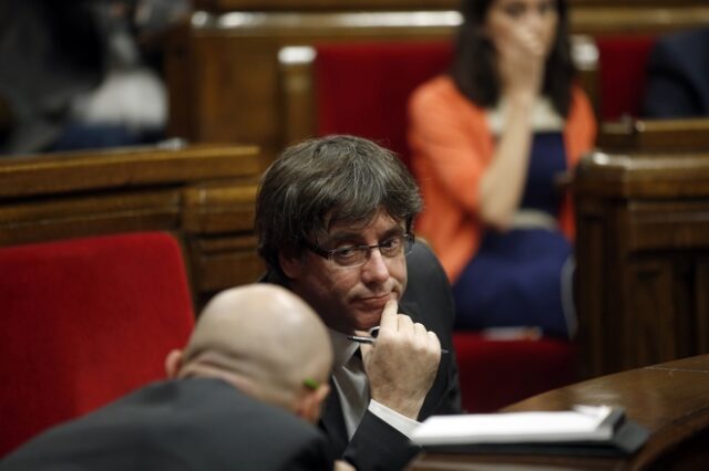 Απαγγελία κατηγοριών στους αυτονομιστές ηγέτες της Καταλονίας ζητά ο γενικός εισαγγελέας