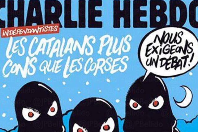 Charlie Hebdo: Προκαλεί ξανά με Καταλονία και Κορσική