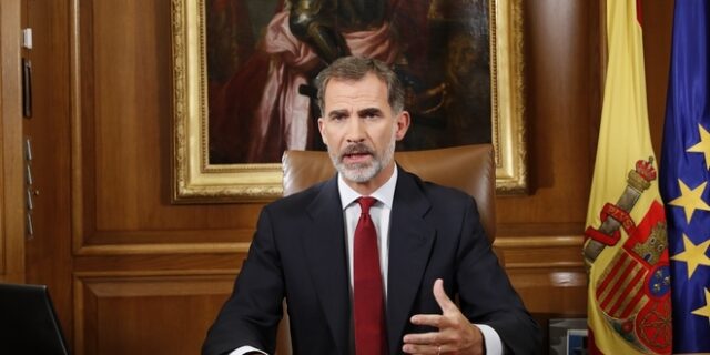 Βασιλιάς Φίλιππος: ‘Εκτός νόμου’ το δημοψήφισμα στην Καταλονία