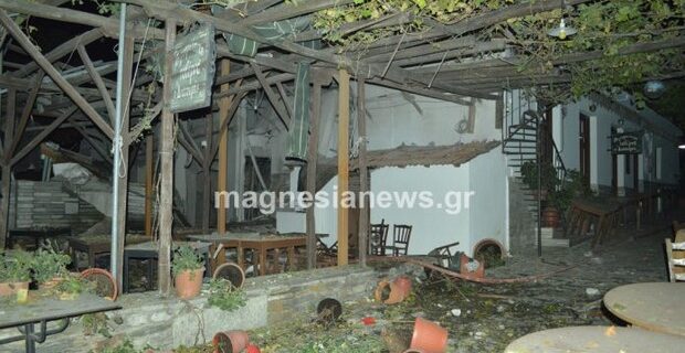 Έκρηξη από διαρροή προπανίου ισοπέδωσε ταβέρνα στην Πορταριά Βόλου