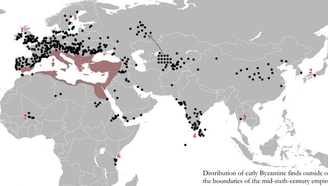Χάρτης: Η παγκόσμια επιρροή του Βυζαντίου στον ‘Παλαιό Κόσμο’