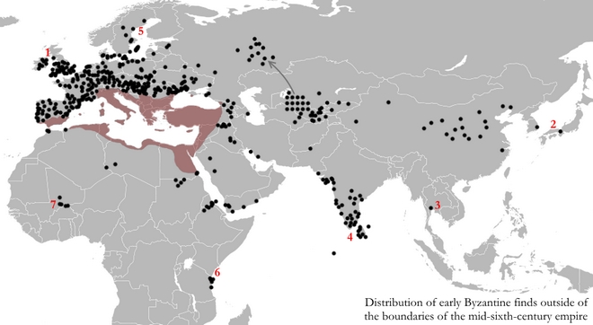Χάρτης: Η παγκόσμια επιρροή του Βυζαντίου στον ‘Παλαιό Κόσμο’