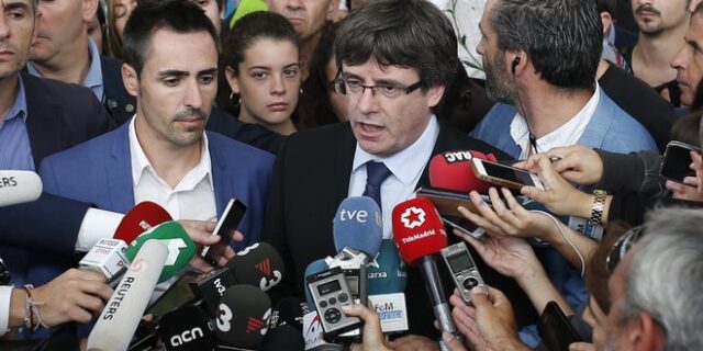Σε μονομερή ανακήρυξη της ανεξαρτησίας θα προχωρήσει η καταλανική κυβέρνηση