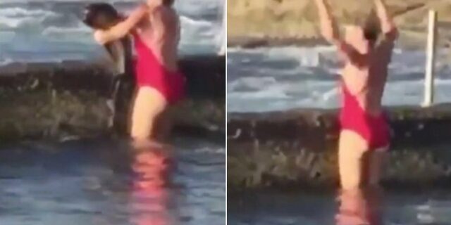 Απίστευτο βίντεο: 50χρονη σώζει με γυμνά χέρια παγιδευμένο καρχαρία