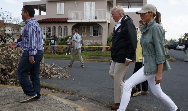 Ο Τραμπ στους πληγέντες του τυφώνα στο Πουέρτο Ρίκο: Μας καταστρέψατε τον προϋπολογισμό