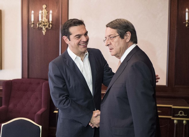 Κύπρος: Στο Προεδρικό Μέγαρο για την Τριμερή Ελλάδας – Κύπρου – Ιορδανίας ο Τσίπρας