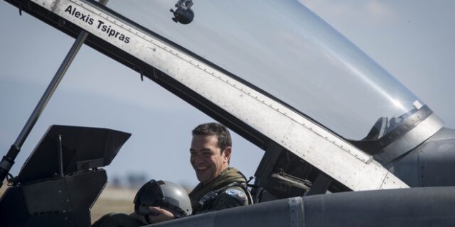 Το όνομα του Τσίπρα έφερε το F16 με το οποίο πέταξε