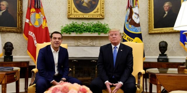 Η συνάντηση Τσίπρα – Τραμπ στο Λευκό Οίκο ‘καρέ-καρέ’