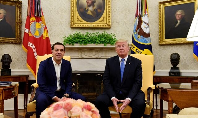 Η συνάντηση Τσίπρα – Τραμπ στο Λευκό Οίκο ‘καρέ-καρέ’