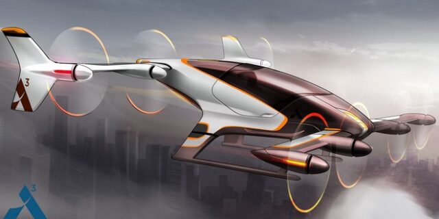 Μονοθέσιο drone ετοιμάζεται για πτήση