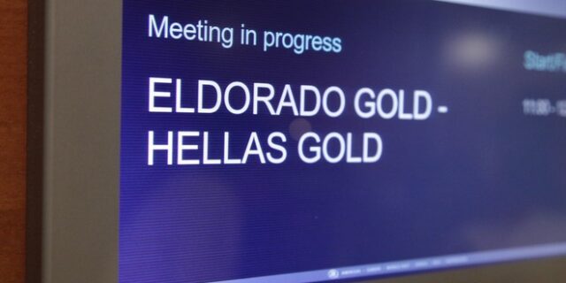 Συνάντηση Κυριάκου Μητσοτάκη με τον διευθύνοντα σύμβουλο της Eldorado Gold