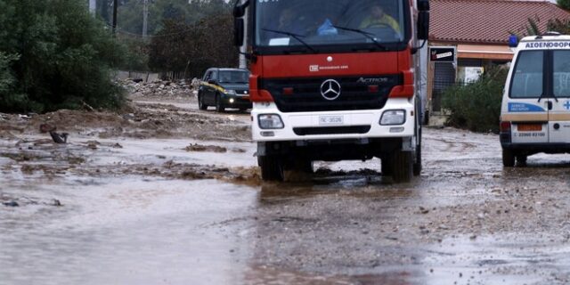 Προβλήματα και στην Κατερίνη από την κακοκαιρία