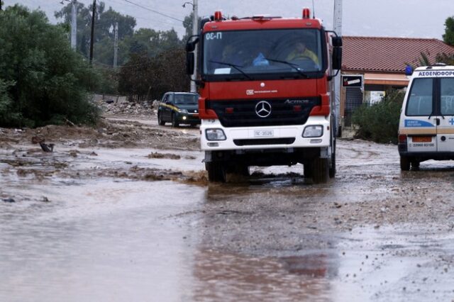 Προβλήματα και στην Κατερίνη από την κακοκαιρία