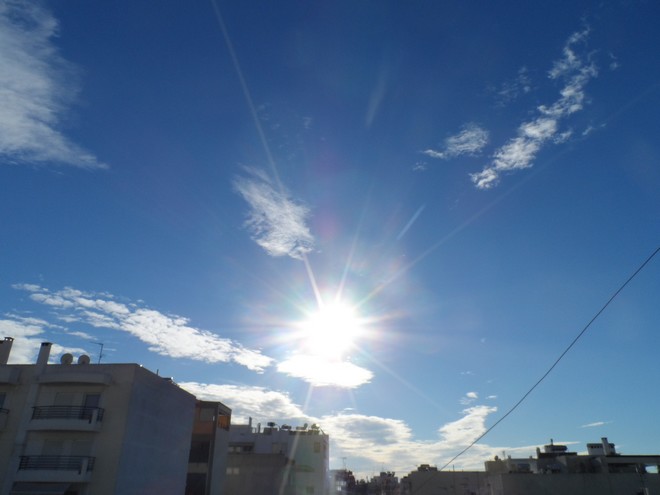 Αίθριος ο καιρός σήμερα