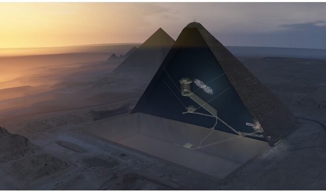 “Μεγάλο κενό” εντόπισαν επιστήμονες στην Πυραμίδα του Χέοπα