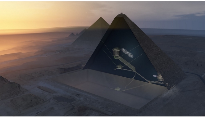 “Μεγάλο κενό” εντόπισαν επιστήμονες στην Πυραμίδα του Χέοπα