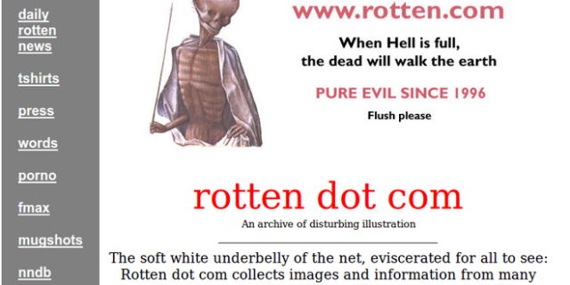 Έκλεισε το rotten.com – Ποιο ήταν το πιο ‘σάπιο’ site του διαδικτύου