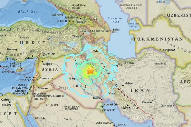 Σεισμός 7,2 Ρίχτερ στο Ιράκ – Νεκροί και τραυματίες