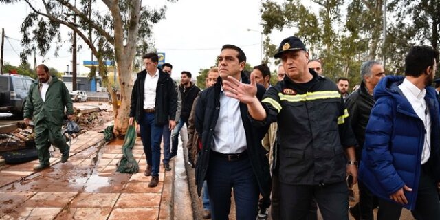 Στη Μάνδρα ο Τσίπρας