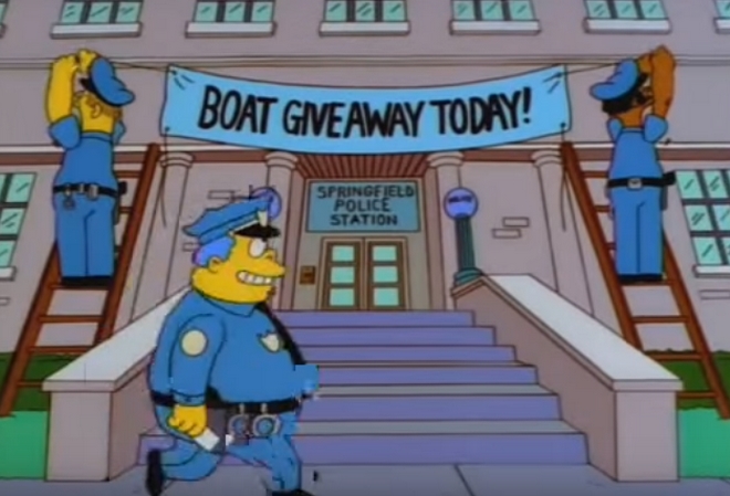 Η αστυνομία έπιασε 21 καταζητούμενους με τρικ από τους Simpsons