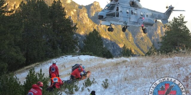 Εντοπίστηκε αλλά δεν ανταποκρίνεται το ζευγάρι ορειβατών στο Καϊμακτσαλάν