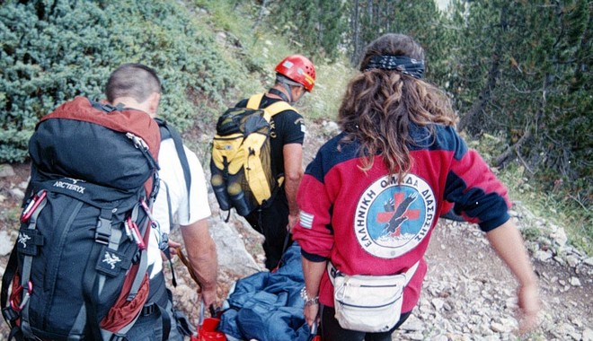 Νεκρός ο ορειβάτης που ανασύρθηκε από γκρεμό στον Όλυμπο