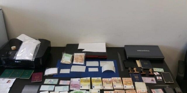 Πάνω από 1.000.000 ευρώ τα κέρδη εγκληματικής οργάνωσης πλαστογράφησης εγγράφων για αλλοδαπούς