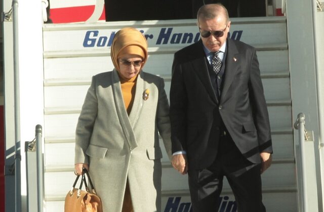 Ακυρώθηκε η βόλτα της Εμινέ Ερντογάν με τη Μπέττυ Μπαζιάνα