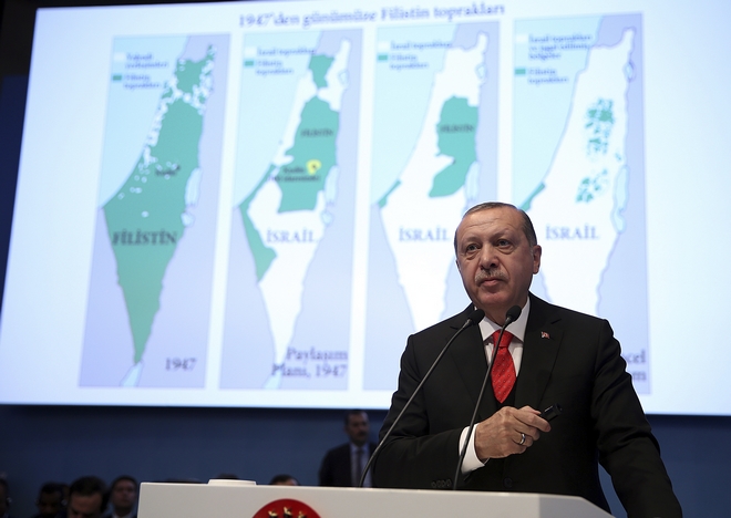 Ερντογάν: Να αναγνωριστεί η Ανατολική Ιερουσαλήμ ως ‘πρωτεύουσα της Παλαιστίνης’