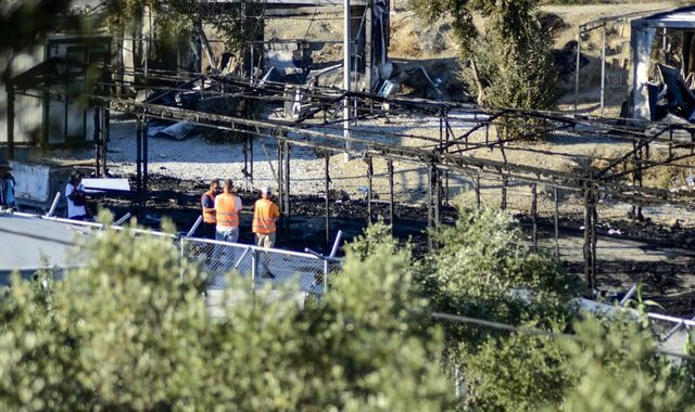 Επιχείρηση της ΕΛΑΣ στη Μόρια